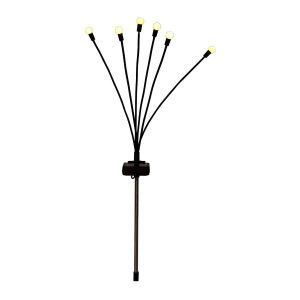 چراغ خورشیدی باغچه مدل گل شب تاب كد M1761